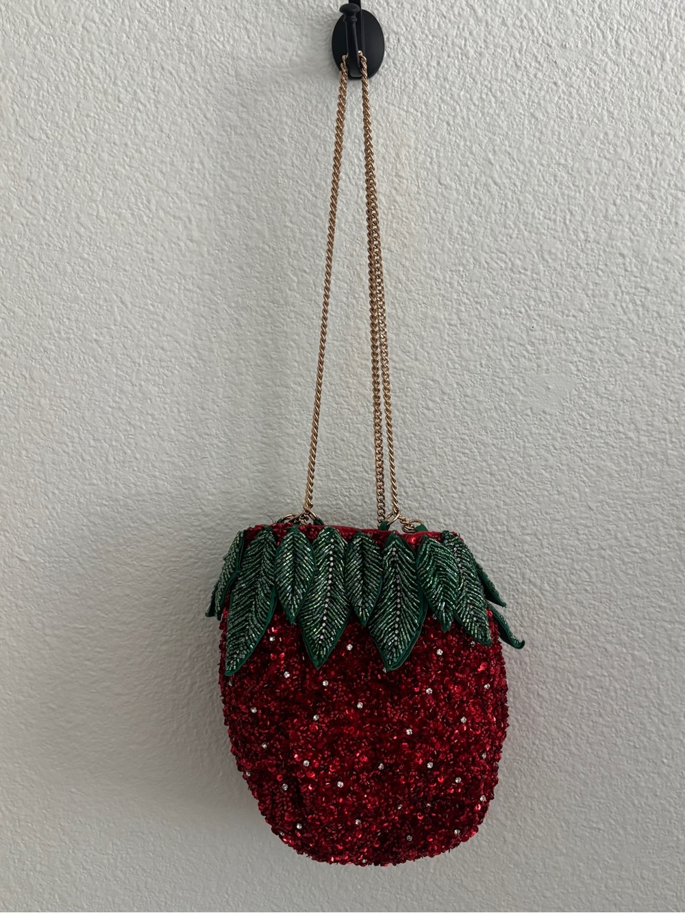 ZARA Strawberry bag EUC